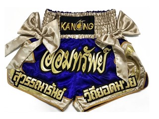 Short  de Boxe Thai Personnalisé : KNSCUST-1095